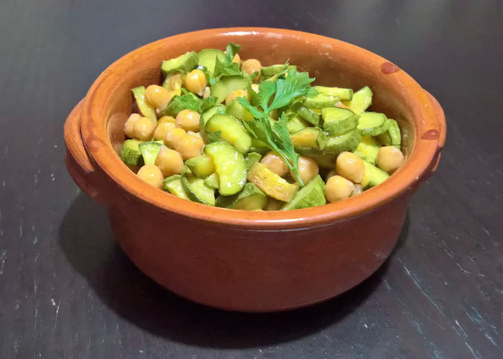 casarecce ceci e zucchine